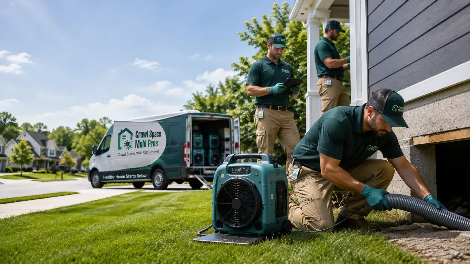 Crawl Space Mold Removal in Jasper, MN